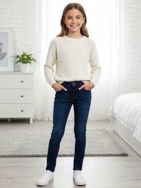 George Girls Navy Stretch Skinny Jeans